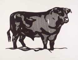Peinture sur toile de Lichtenstein Bull 1 reproduction peinte à la main