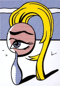 Peinture sur toile de Lichtenstein Girl With Tear 1 reproduction peinte à la main