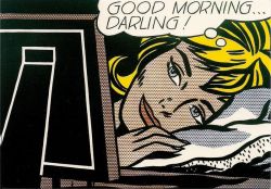 Peinture sur toile de Lichtenstein Good Morning Darling reproduction peinte à la main