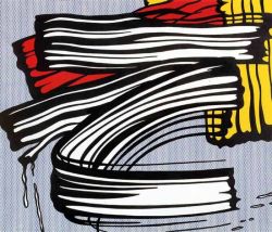 Peinture sur toile de Lichtenstein Little Big Painting reproduction peinte à la main