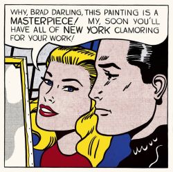 Peinture sur toile de Lichtenstein Masterpiece - 1962 reproduction peinte à la main