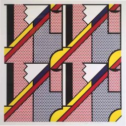 Peinture sur toile de Lichtenstein Modern Print 1971 reproduction peinte à la main