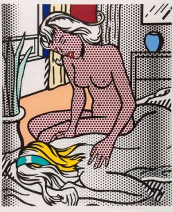 Peinture sur toile de Lichtenstein Two Nudes reproduction peinte à la main