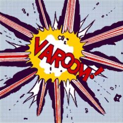 Peinture sur toile de Lichtenstein Varoom reproduction peinte à la main