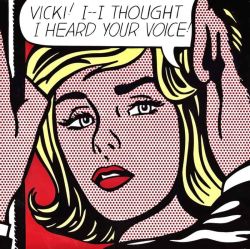 Peinture sur toile de Lichtenstein Vicky reproduction peinte à la main