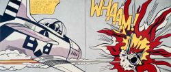 Peinture sur toile de Lichtenstein Whaam reproduction peinte à la main