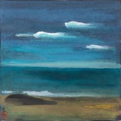 Lin Fengmian, Seascape, 1980 reproduction peinte à la main
