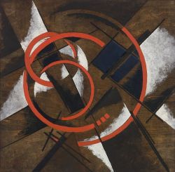 Ljubov Popova, Space-Force Construction, 1921 reproduction peinte à la main