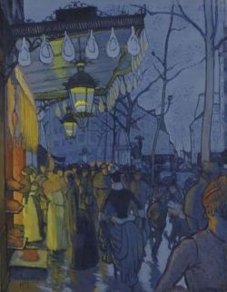 Louis Anquetin Avenue De Clichy 1887 reproduction peinte à la main