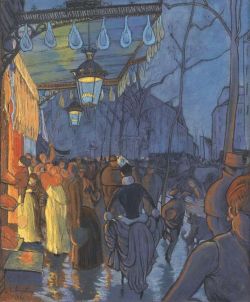 Louis Anqueting L Avenue De Clichy 1887 reproduction peinte à la main