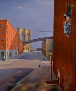 Louis Guglielmi A Muted Street 1940-42 reproduction peinte à la main