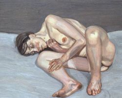 Peinture sur toile de Lucian Freud, Small Naked Portrait, 1973-74 reproduction peinte à la main