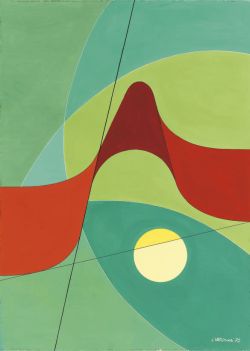 Luigi Veronesi Sviluppo N. 24 1972 reproduction peinte à la main