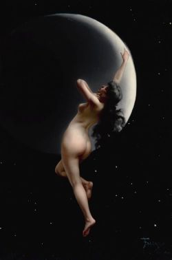 Luis Ricardo Falero Night 1883 reproduction peinte à la main