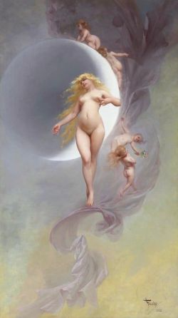 Luis Ricardo Falero The Planet Venus 1882 reproduction peinte à la main
