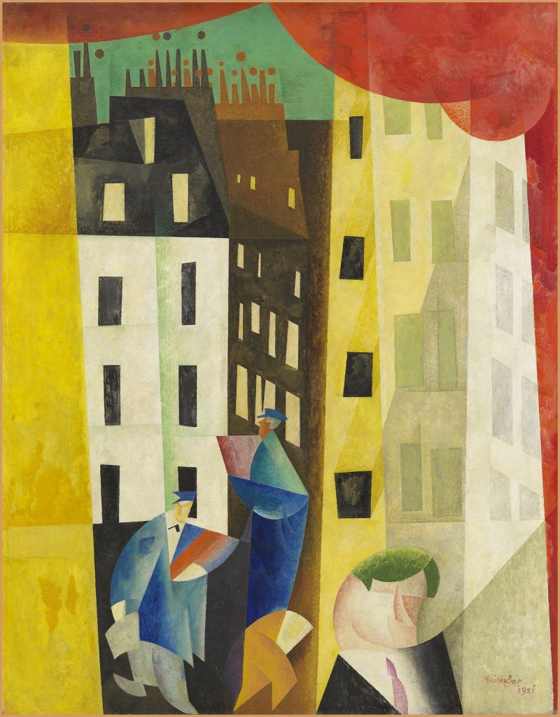 Lyonel Feininger Architecture Ii - The Man From Potin