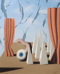 Peinture sur toile de Magritte - Le Monde Poetique Ii 1937 reproduction peinte à la main