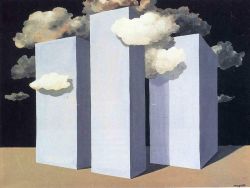 Peinture sur toile de Magritte A Storm reproduction peinte à la main