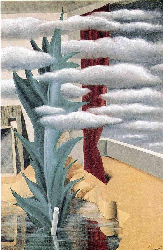 Magritte After The Water The Clouds 1926