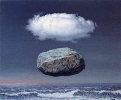 Peinture sur toile de Magritte Clear Ideas reproduction peinte à la main