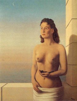Peinture sur toile de Magritte Freedom Of Mind reproduction peinte à la main