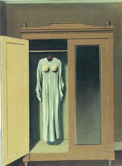 Peinture sur toile de Magritte Homage To Mack Sennett reproduction peinte à la main