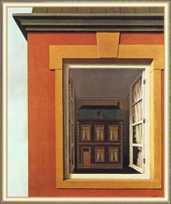 Peinture sur toile de Magritte In Praise Of Dialectics reproduction peinte à la main