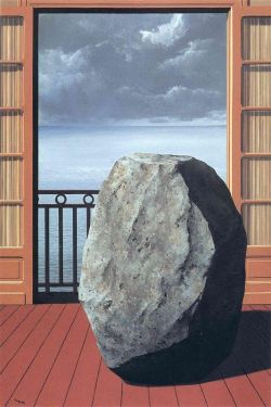Peinture sur toile de Magritte Invisible World reproduction peinte à la main