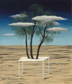 Peinture sur toile de Magritte L Oasis 1926 reproduction peinte à la main