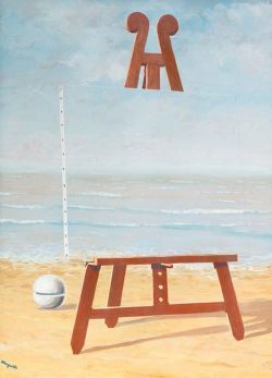 Peinture sur toile de Magritte La Belle Captive 1946 reproduction peinte à la main