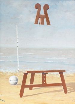 Peinture sur toile de Magritte La Belle Captive 1946 reproduction peinte à la main