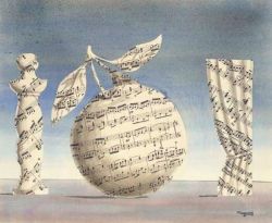 Peinture sur toile de Magritte La Pens E Visible - 1961 reproduction peinte à la main