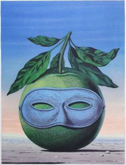 Peinture sur toile de Magritte Memory Of A Voyage 2 reproduction peinte à la main