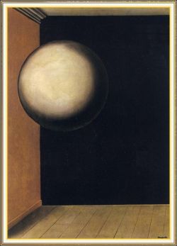 Peinture sur toile de Magritte Secret Life Iv reproduction peinte à la main