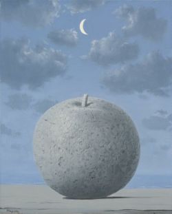 Peinture sur toile de Magritte Souvenirs From Travel reproduction peinte à la main