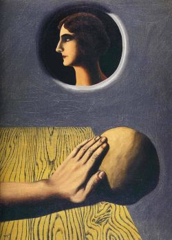 Peinture sur toile de Magritte The Beneficial Promise 1927 reproduction peinte à la main