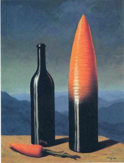 Peinture sur toile de Magritte The Explanation reproduction peinte à la main