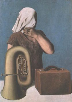 Peinture sur toile de Magritte The Heart Of The Matter reproduction peinte à la main