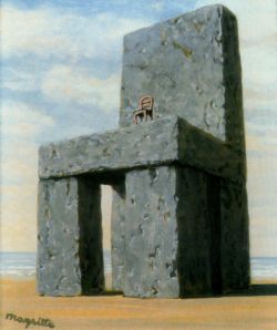 Peinture sur toile de Magritte The Legend Of The Centuries reproduction peinte à la main