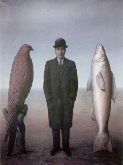 Peinture sur toile de Magritte The Presence Of Spirit reproduction peinte à la main