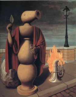 Peinture sur toile de Magritte The Rights Of Man reproduction peinte à la main