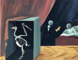 Peinture sur toile de Magritte The Sensational News reproduction peinte à la main