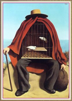 Peinture sur toile de Magritte The Therapeutist reproduction peinte à la main