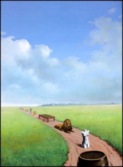 Peinture sur toile de Magritte Youth Illustrated reproduction peinte à la main