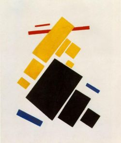 Peinture sur toile de Malevich, Aéroplane volant reproduction peinte à la main