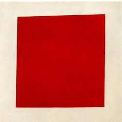 Peinture sur toile de Malevich, Carré rouge reproduction peinte à la main