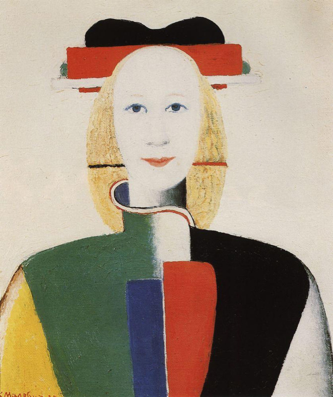 Malevich, Fille avec un peigne dans les cheveux