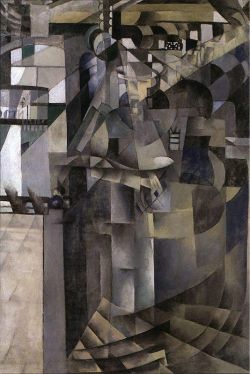 Peinture sur toile de Malevich, Vivre dans un grand hotel reproduction peinte à la main
