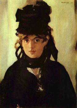 Berthe Morisot au bouquet de violettes reproduction peinte à la main