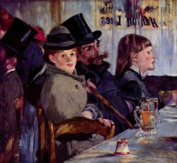 Manet, Cabaret à Reichshoffen reproduction peinte à la main